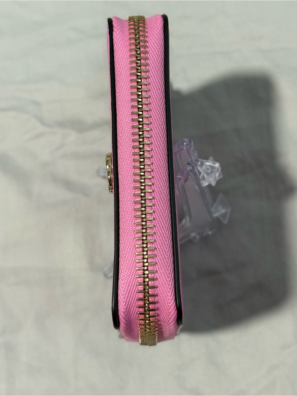 💜💟 GUCCI Marmont Pink Leather Flora Compact Zippy Wallet - Japan Edition - Picture 4 of 6